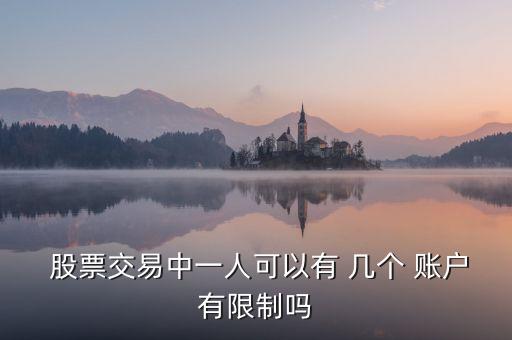  股票交易中一人可以有 幾個(gè) 賬戶(hù)有限制嗎