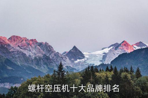螺桿空壓機(jī)十大品牌排名