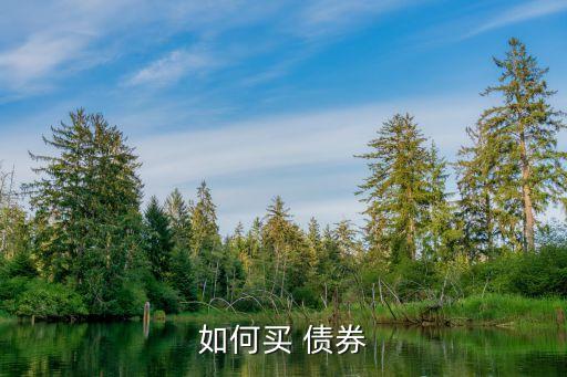 如何買(mǎi) 債券