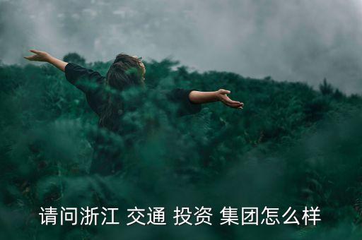 請(qǐng)問(wèn)浙江 交通 投資 集團(tuán)怎么樣
