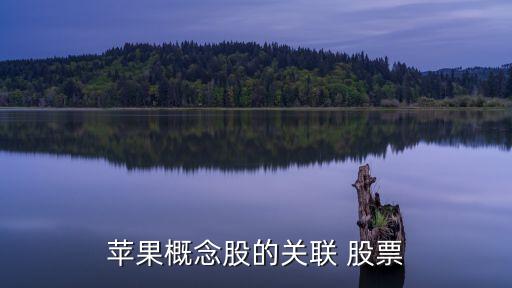 蘋果概念股的關聯(lián) 股票