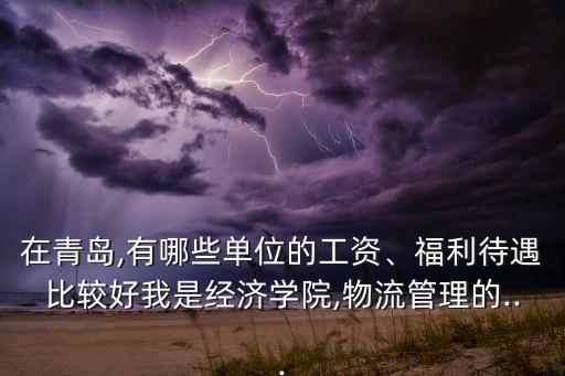 在青島,有哪些單位的工資、福利待遇比較好我是經(jīng)濟學院,物流管理的...