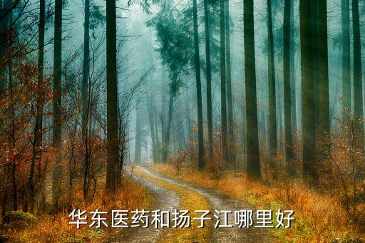 華東醫(yī)藥和揚子江哪里好