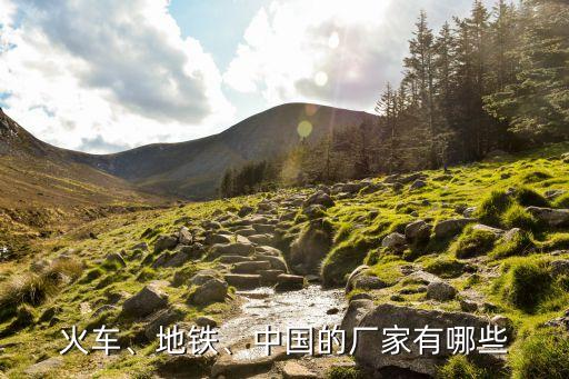 火車(chē)、地鐵、中國(guó)的廠家有哪些