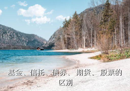 基金、信托、債券、 期貨、 股票的區(qū)別