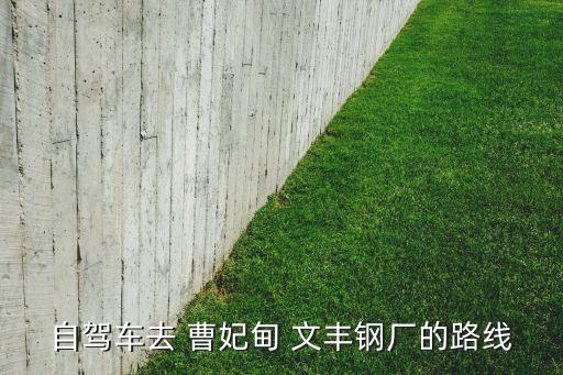 自駕車(chē)去 曹妃甸 文豐鋼廠的路線