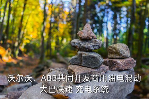 沃爾沃、ABB共同開發(fā)商用油電混動大巴快速 充電系統(tǒng)