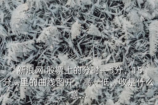  新浪網(wǎng) 股票上的分時(shí)—5分、15分…里的曲線圖開、高、低、收是什么意...