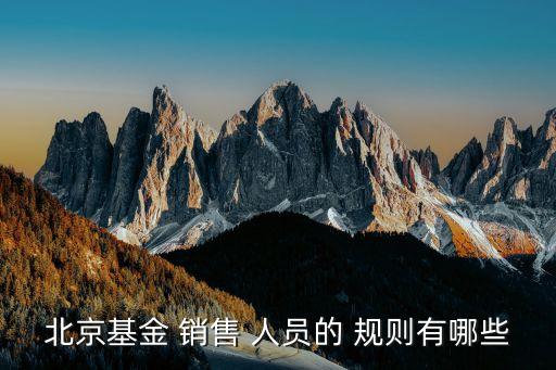 證券投資基金銷(xiāo)售人員從業(yè)資質(zhì)管理規(guī)則
