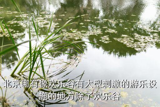 北京哪有像歡樂谷有大型刺激的游樂設施的地方除了歡樂谷