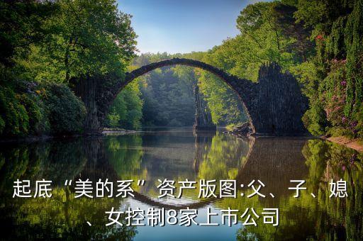 起底“美的系”資產(chǎn)版圖:父、子、媳、女控制8家上市公司