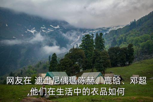 網友在 迪士尼偶遇陳赫、鹿晗、鄧超,他們在生活中的衣品如何