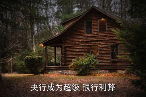 央行成為超級 銀行利弊