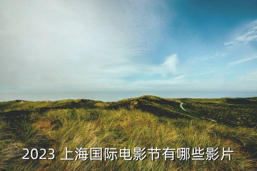 2023 上海國際電影節(jié)有哪些影片